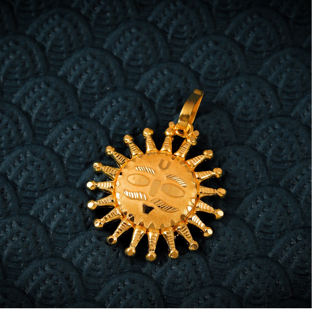 22K SUN PENDANTS