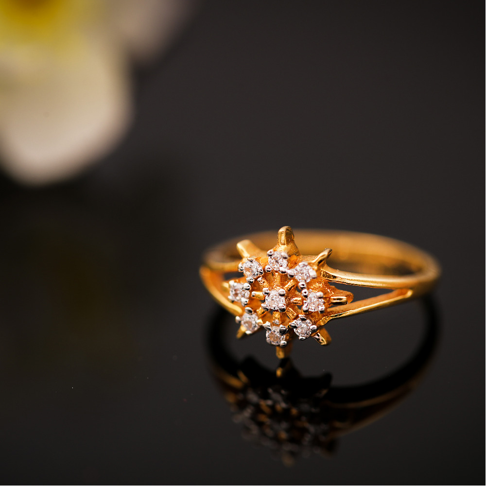 22K CZ LEDIS RING