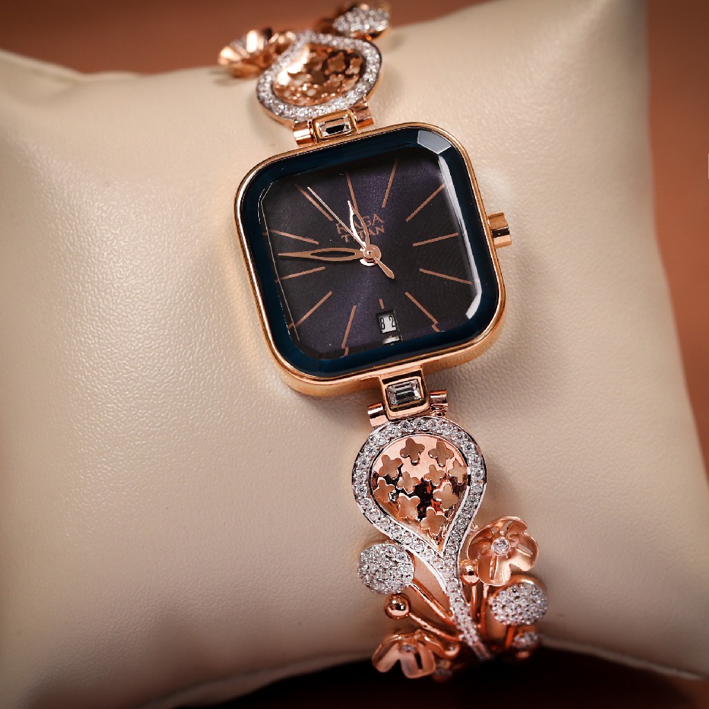 18K ROSE GOLD TITAN WATCH