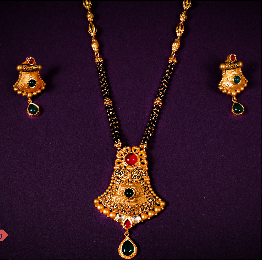 22K ANTIQUE MANGALSUTRA
