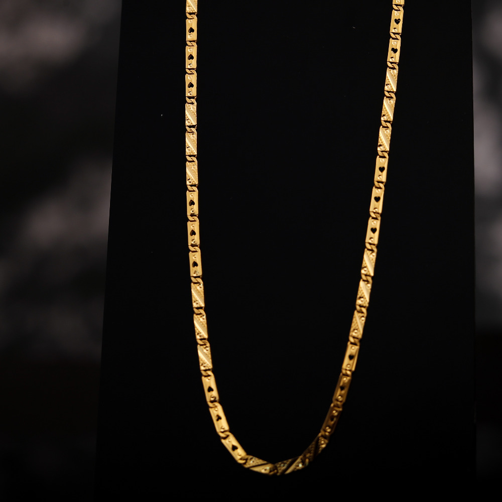 22K SQUARE CHAIN