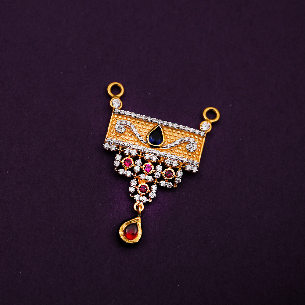 22K MS JD PENDANT