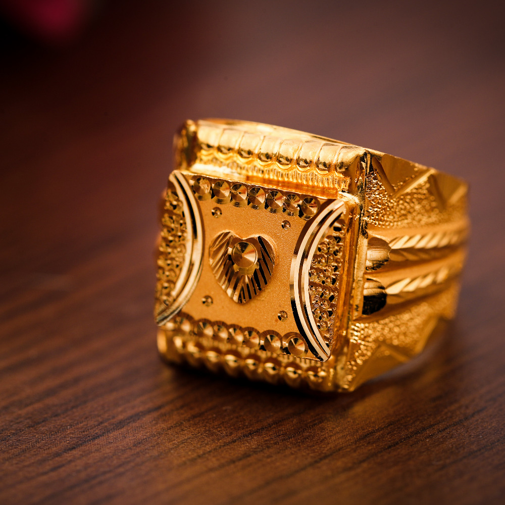 22K PLAIN JENTS RING