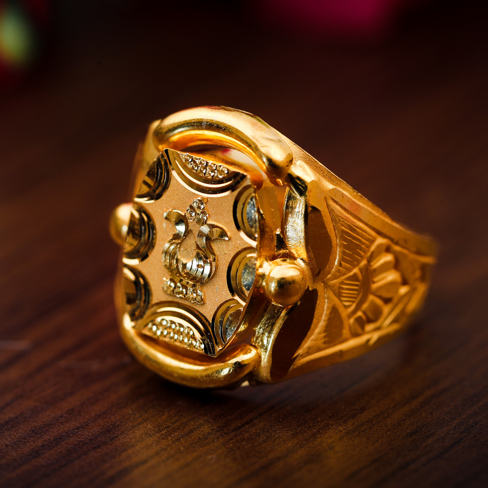 22K PLAIN JENTS RING