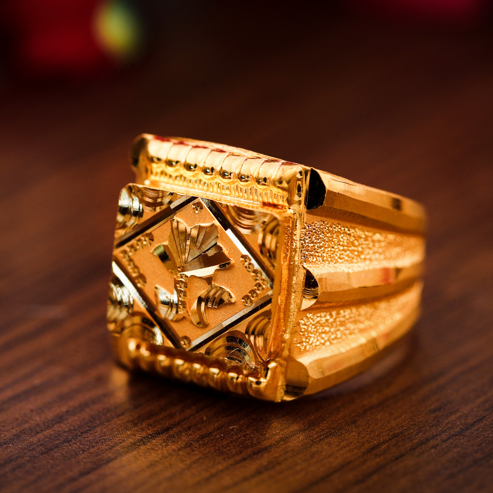 22K PLAIN JENTS RING