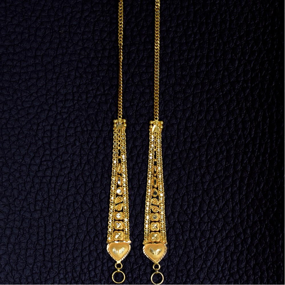 22K EARRINGS CHAIN