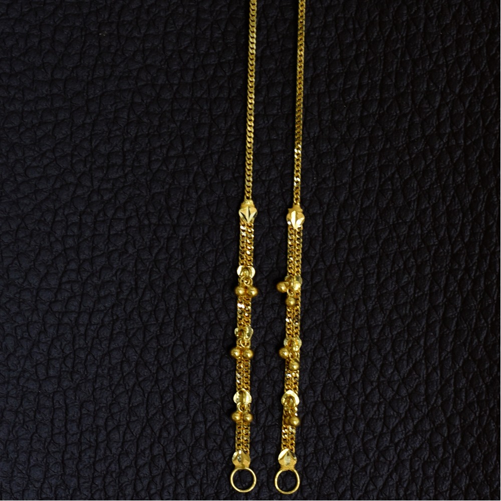 22K EARRINGS CHAIN
