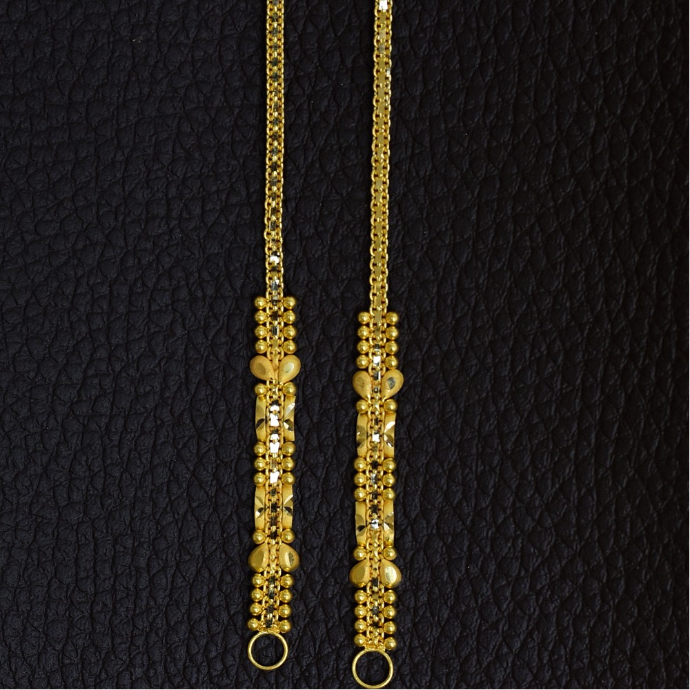 22K EARRINGS CHAIN