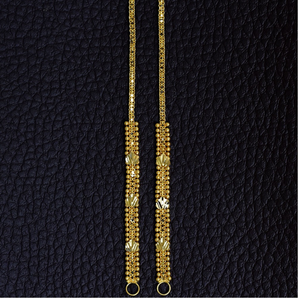 22K EARRINGS CHAIN