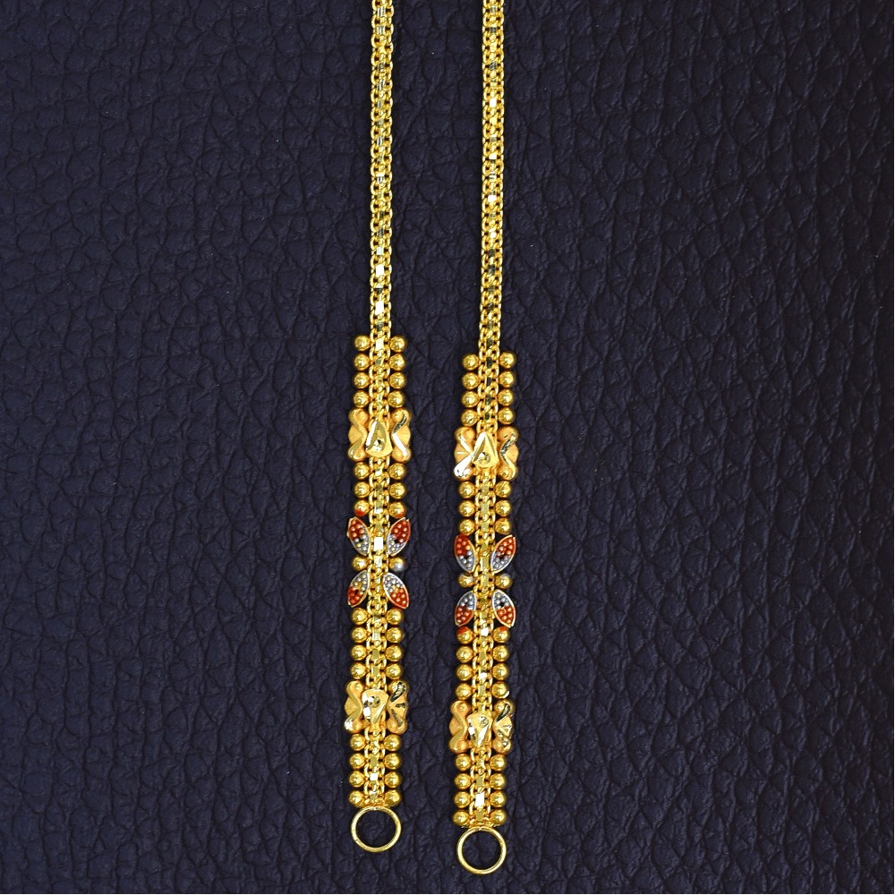 22K EARRINGS CHAIN