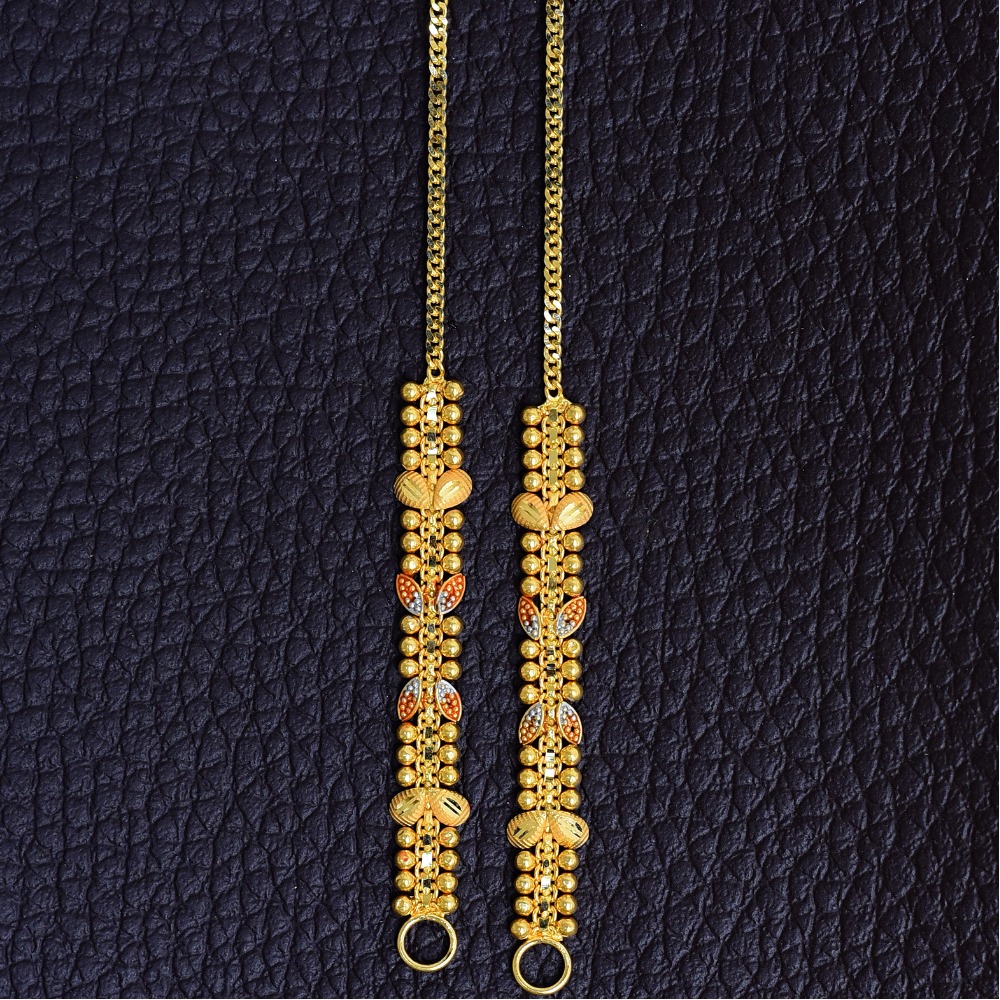 22K EARRINGS CHAIN