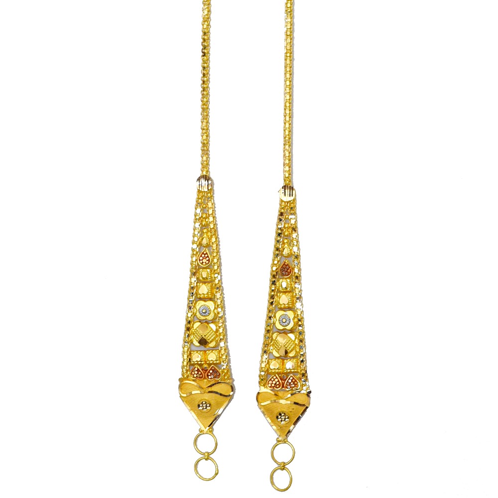 22K EARRINGS CHAIN