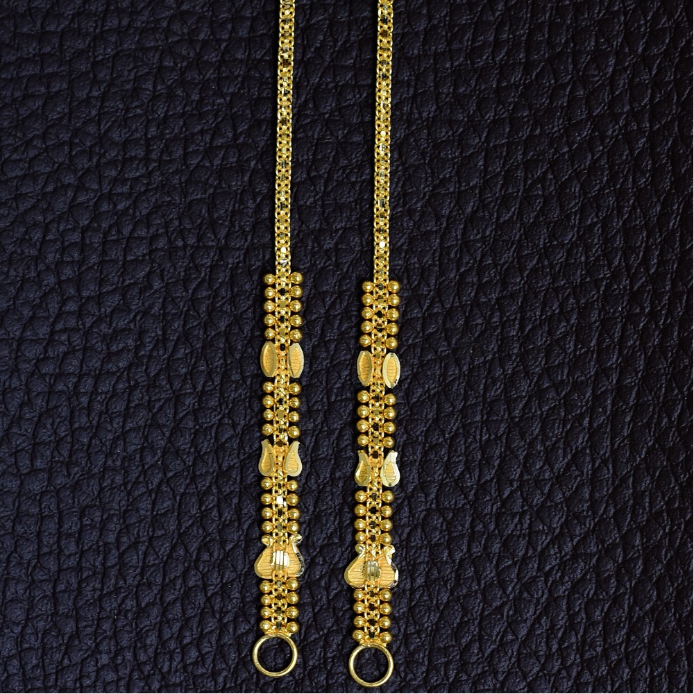 22K EARRINGS CHAIN