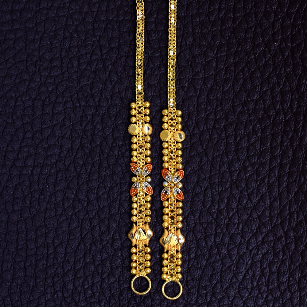 22K EARRINGS CHAIN