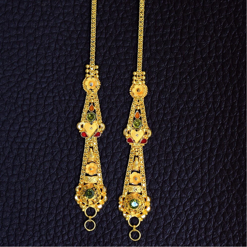 22K EARRINGS CHAIN