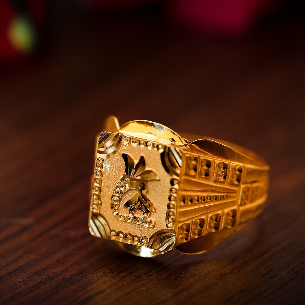 22k plain jents ring