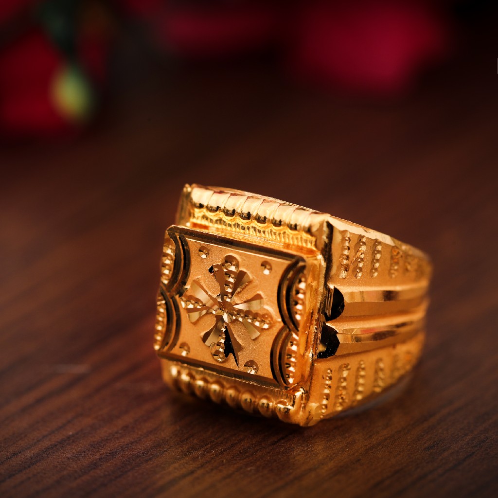 22K PLAIN JENTS RING