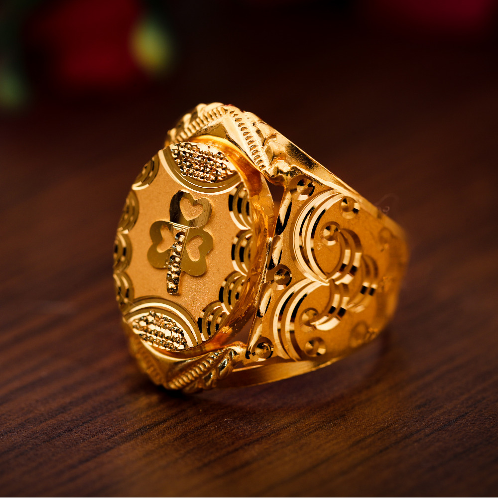 22K PLAIN JENTS RING