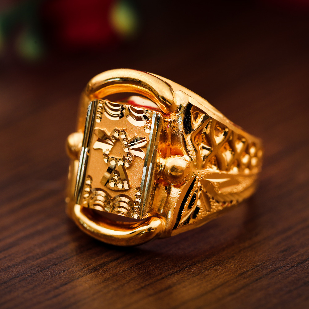 22K PLAIN JENTS RING