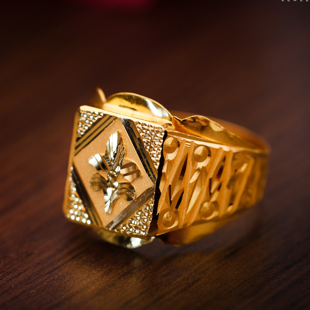 22K PLAIN JENTS RING