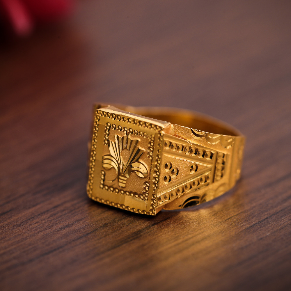 22K PLAIN JENTS RING