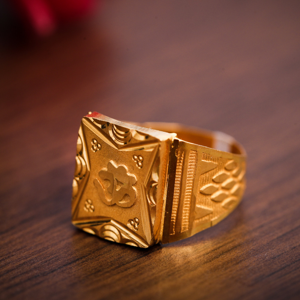 22K PLAIN JENTS RING