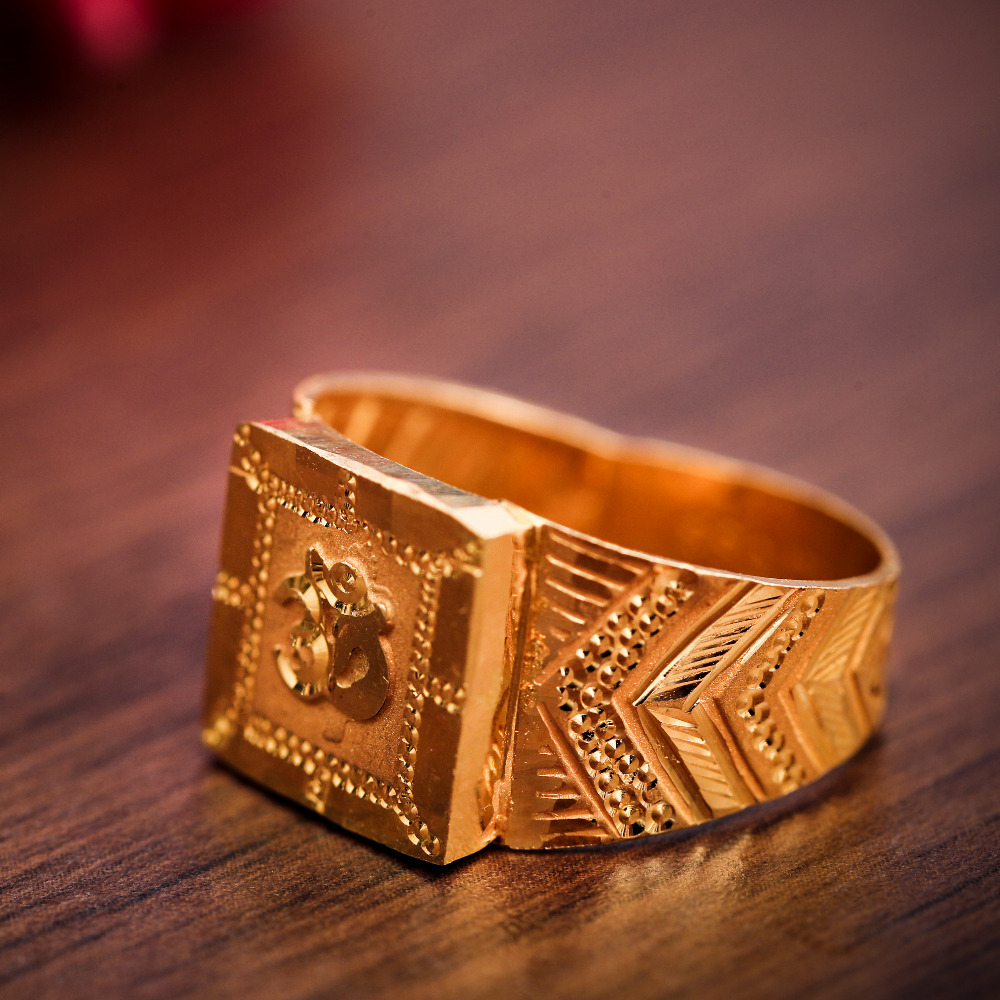 22K PLAIN JENTS RING
