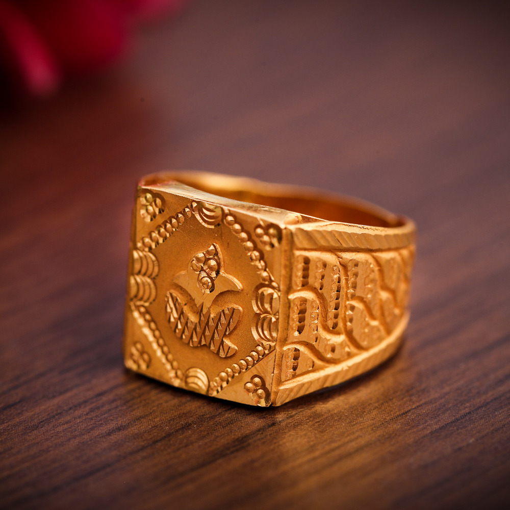 22K PLAIN JENTS RING