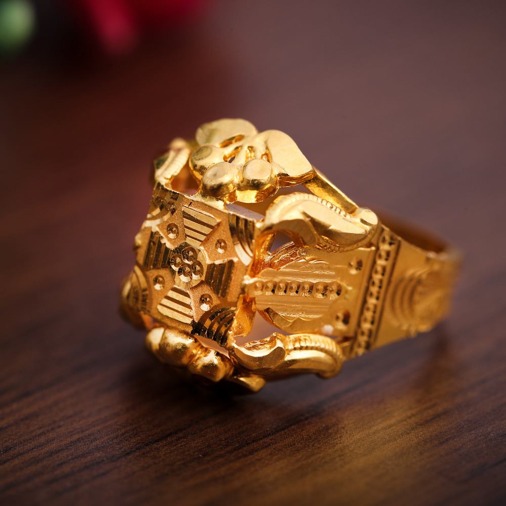 22K PLAIN JENTS RING