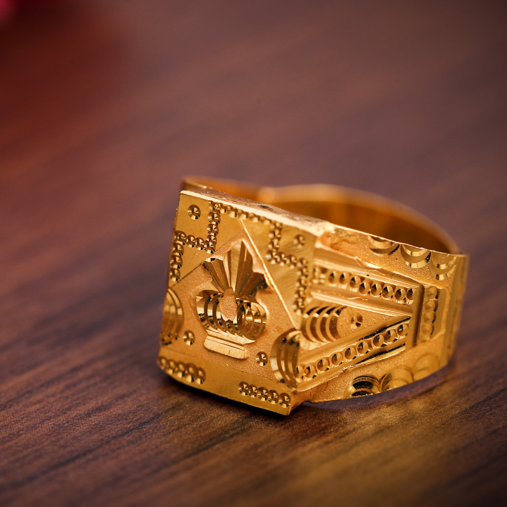 22K PLAIN JENTS RING