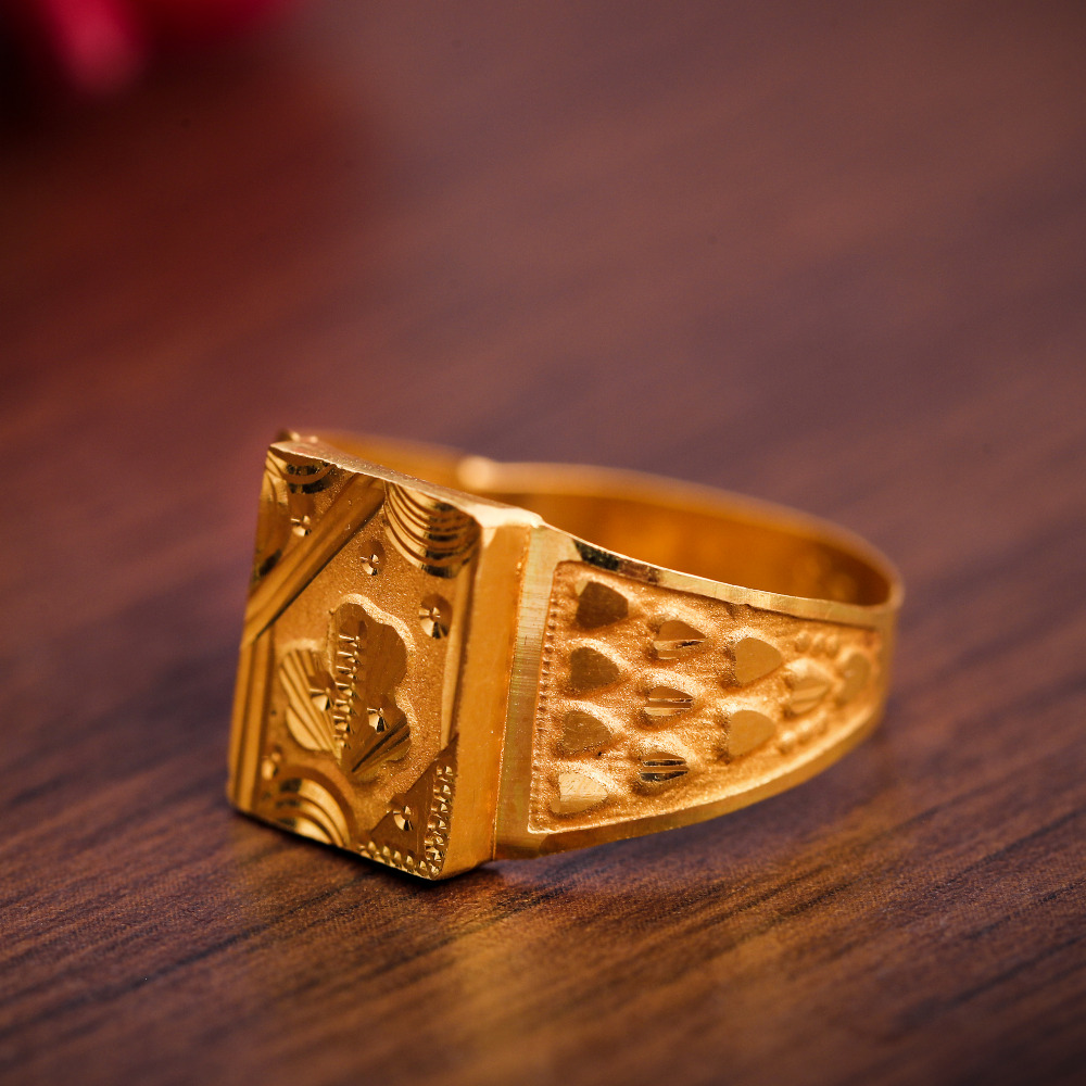 22K PLAIN JENTS RING