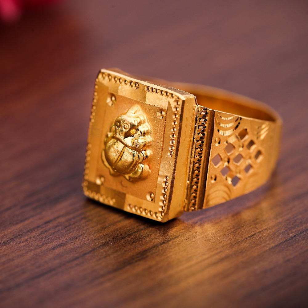 22K PLAIN JENTS RING