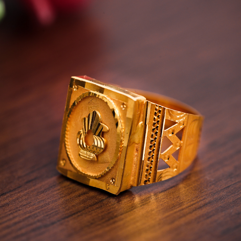 22K PLAIN JENTS RING