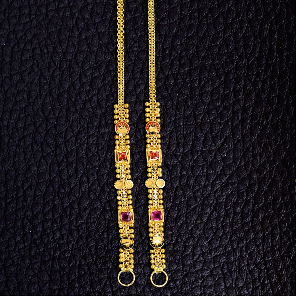 22KT  EARRINGS CHAIN