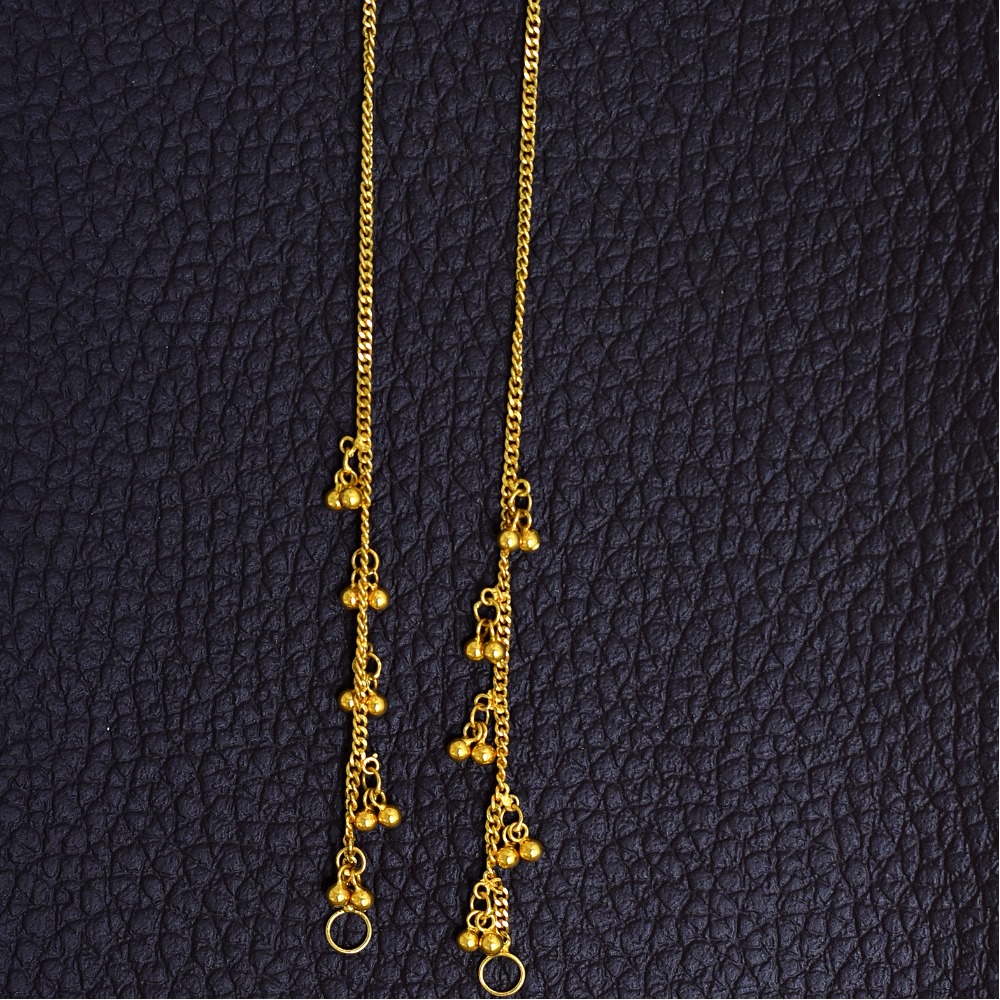 22KT  EARRINGS CHAIN