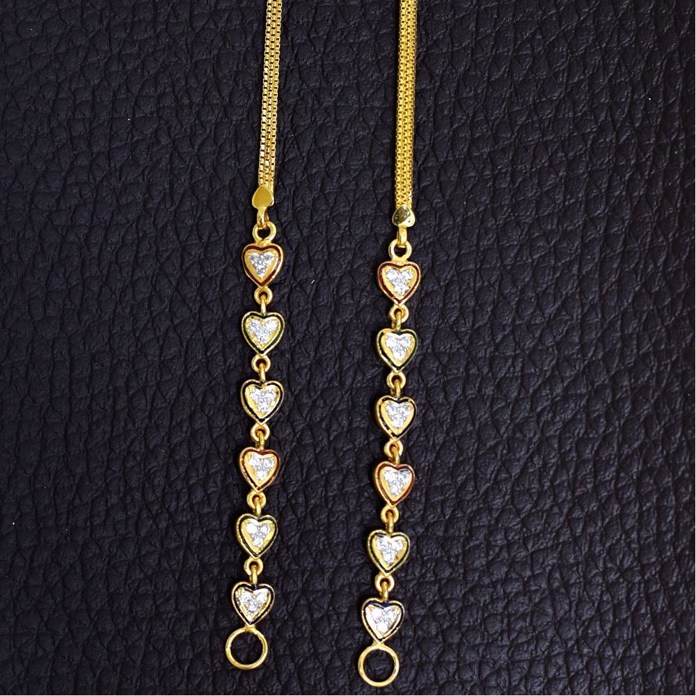 22KT  EARRINGS CHAIN