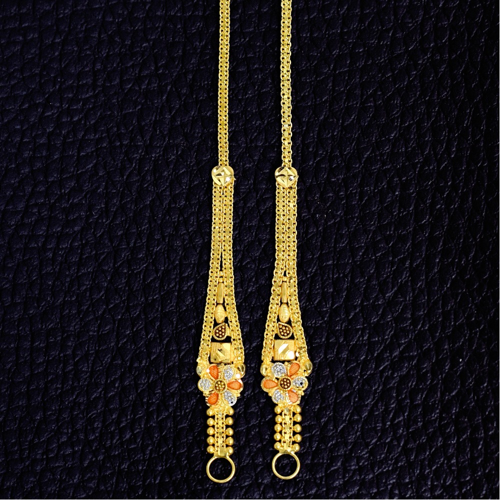22KT  EARRINGS CHAIN