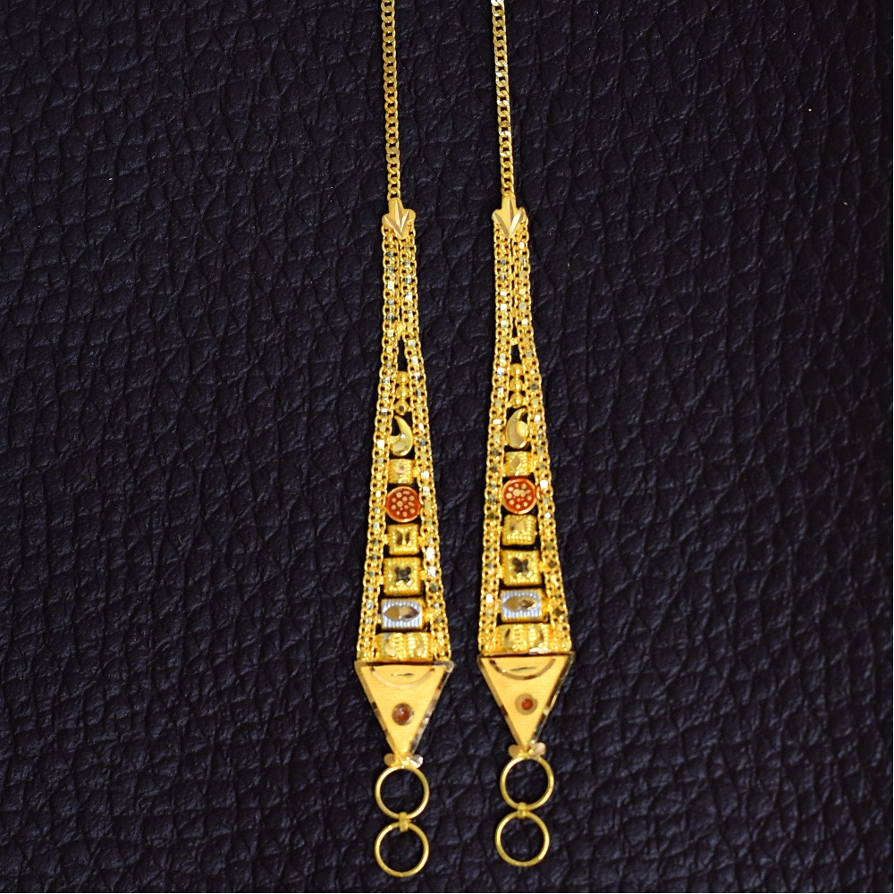 22KT  EARRINGS CHAIN
