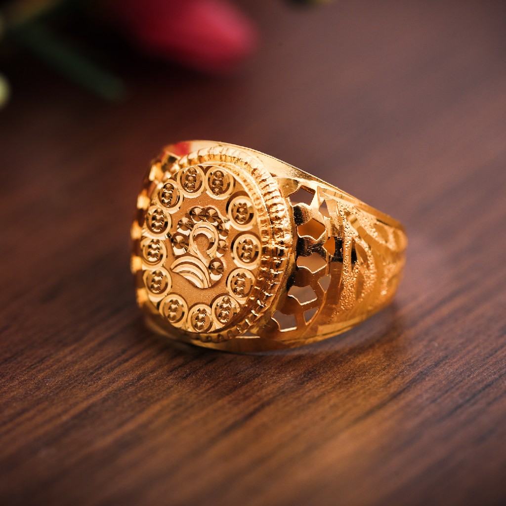 22k plain ring