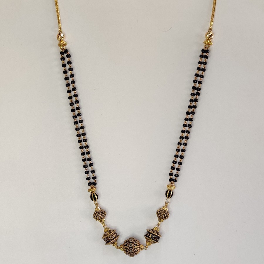 Pj-GMS-282 916 Ladies Designer short Mangalsutra