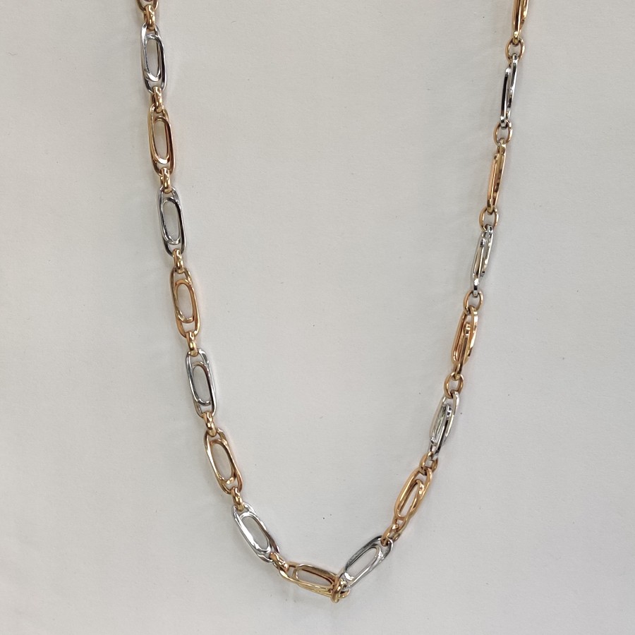 Pj-ch18-8 18 carat gents chain