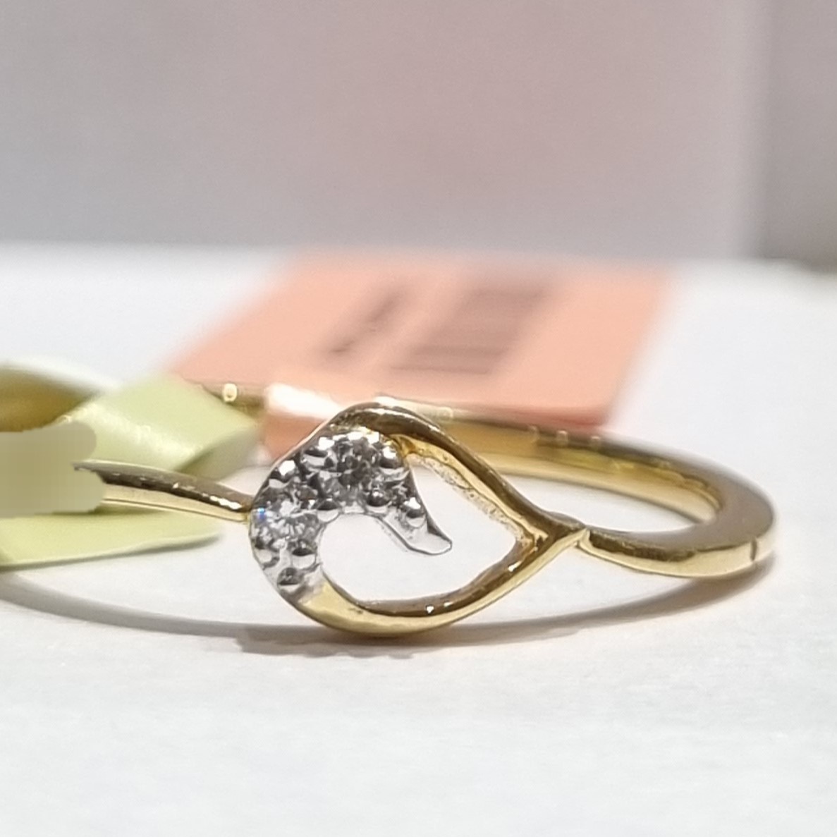 pear pattern ring