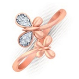 Latest Simple Flower Design Diamond ring