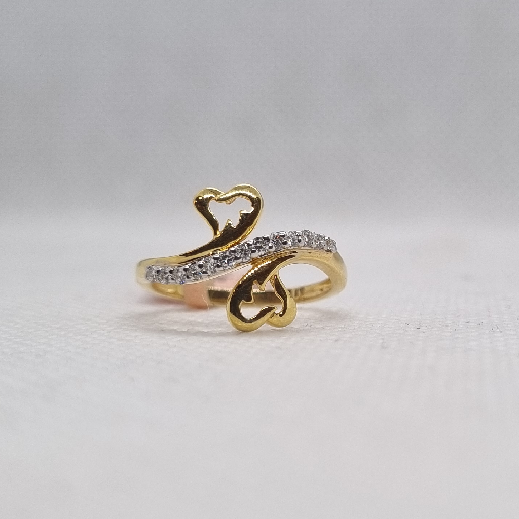 Mirror hearts ring