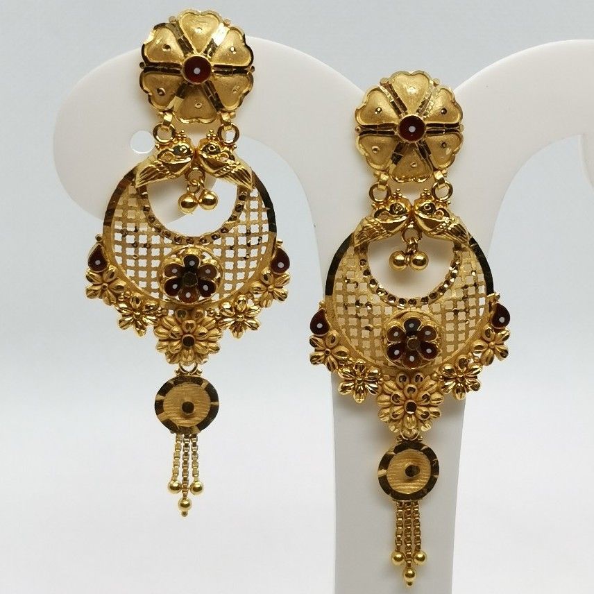 Flower Jali Earring