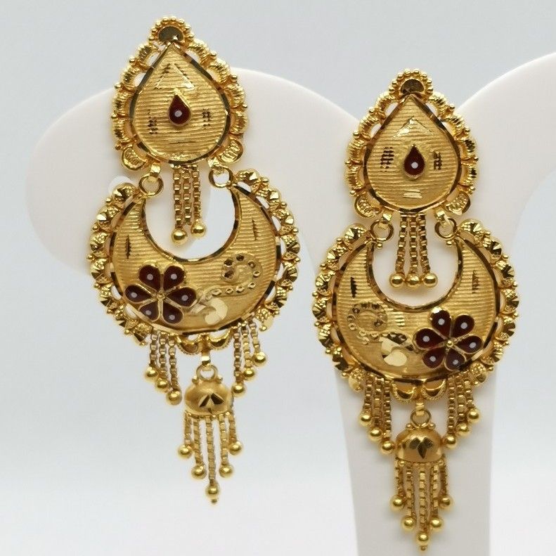 Flower Meena Jhumka