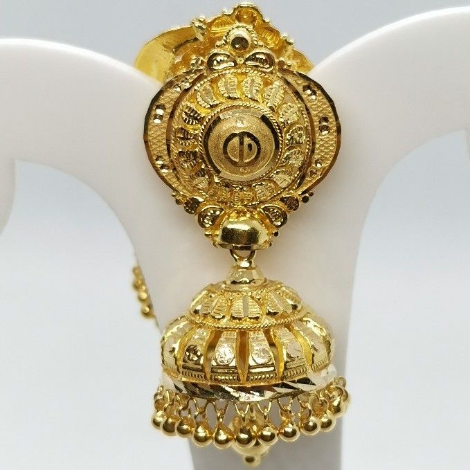 Leaf Graved Jhumka
