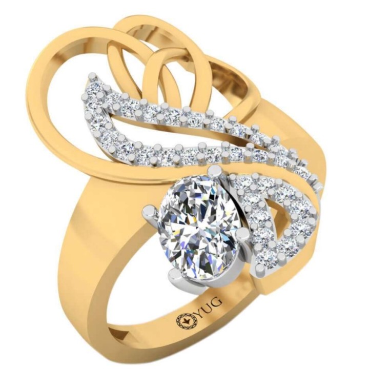 cz rings 18kt and 22kt