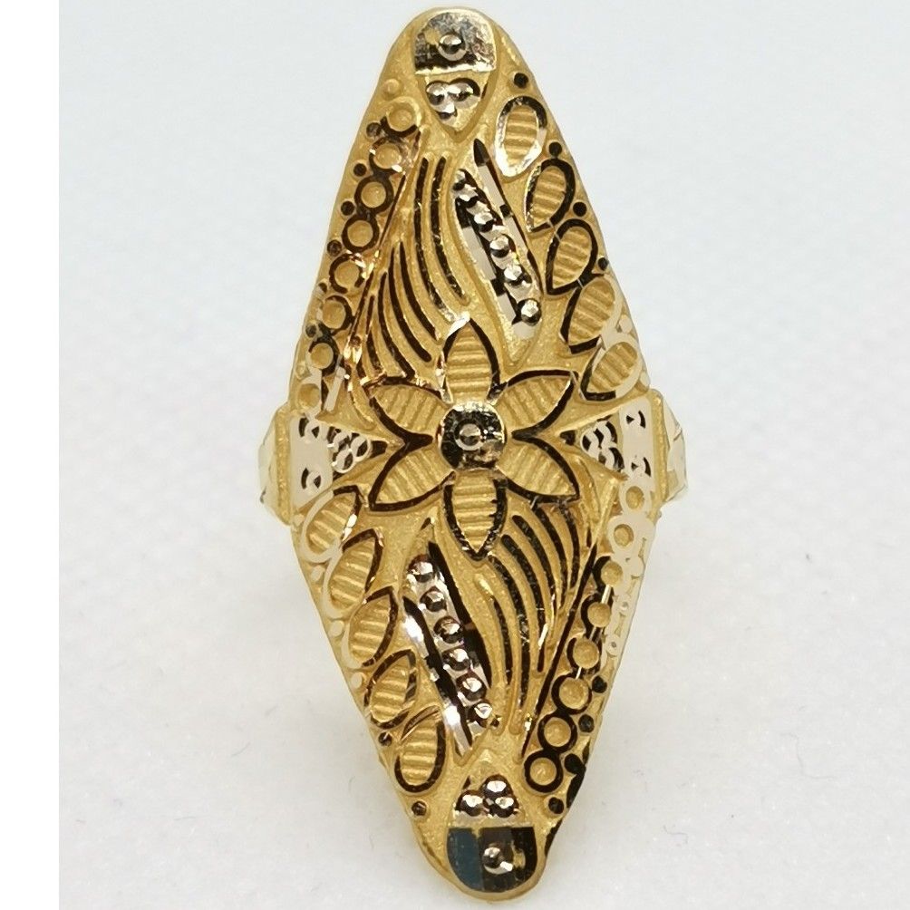 Flower Carved Ring 01