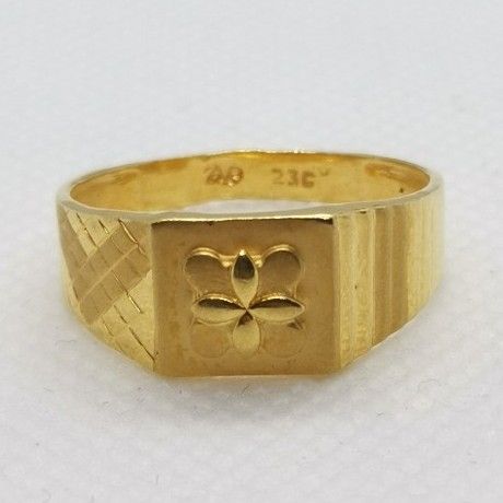 Checked Side Ring